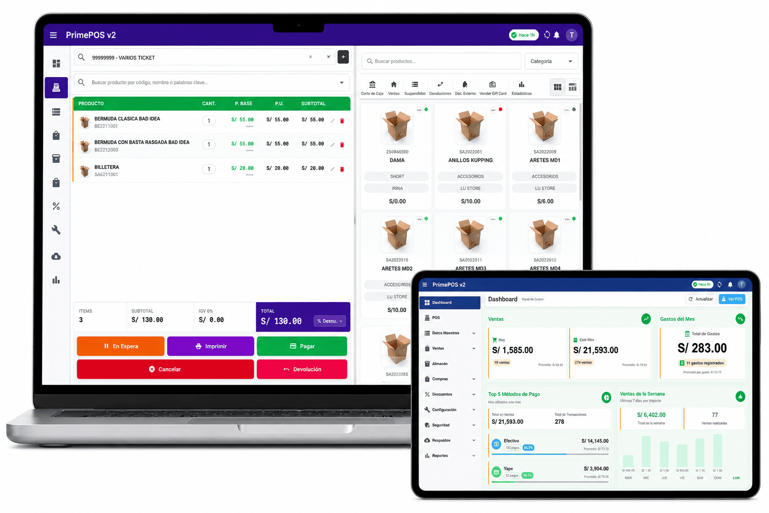Sistema POS para minimarkets en Trujillo
